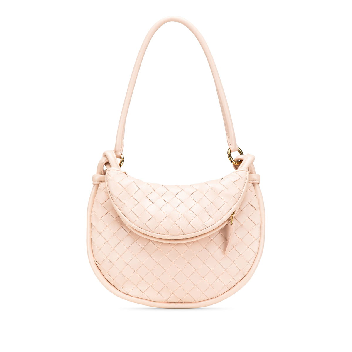 Sac Bottega Veneta Small Nappa Intrecciato Gemelli Hobo - Rose
