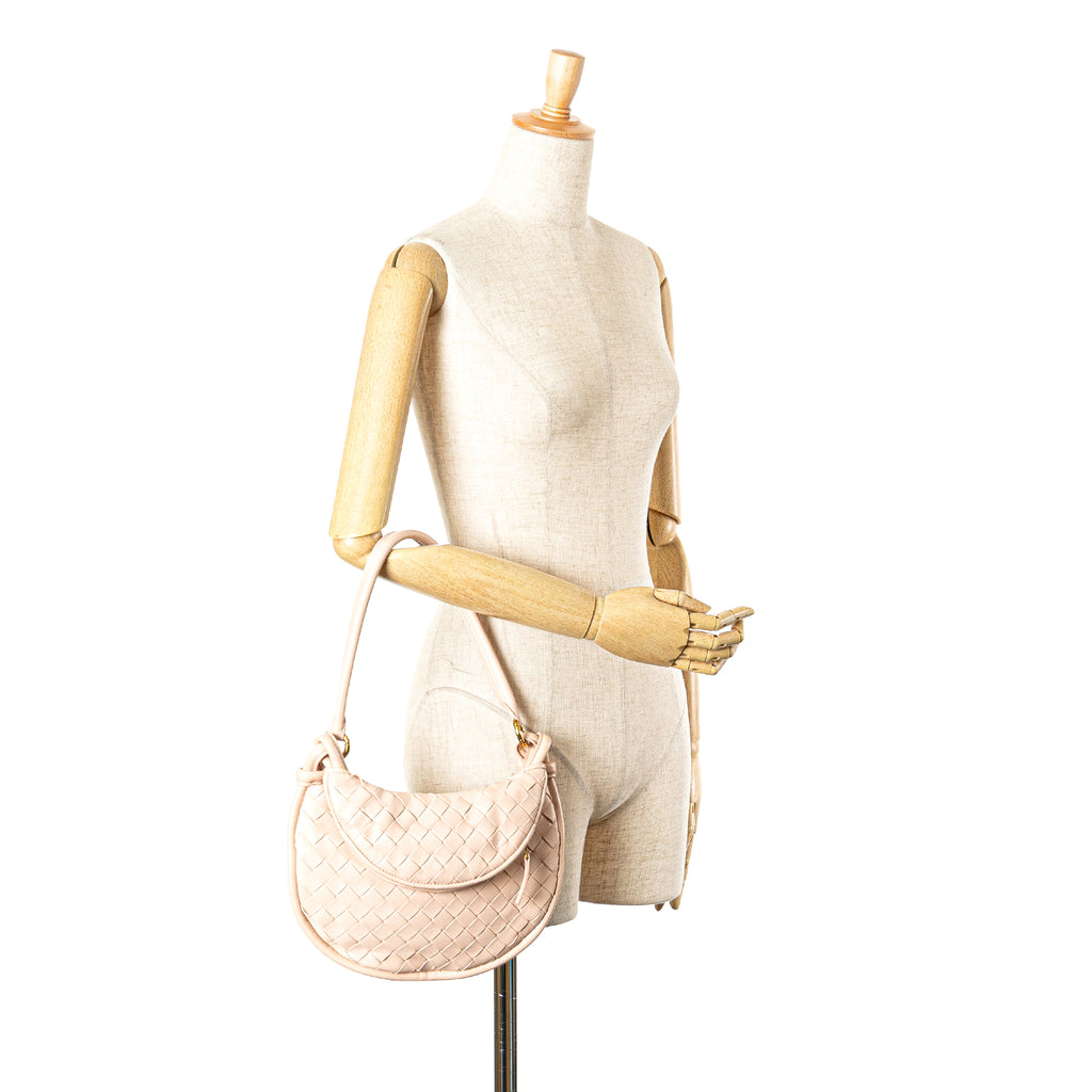 Sac Bottega Veneta Small Nappa Intrecciato Gemelli Hobo – photo 11