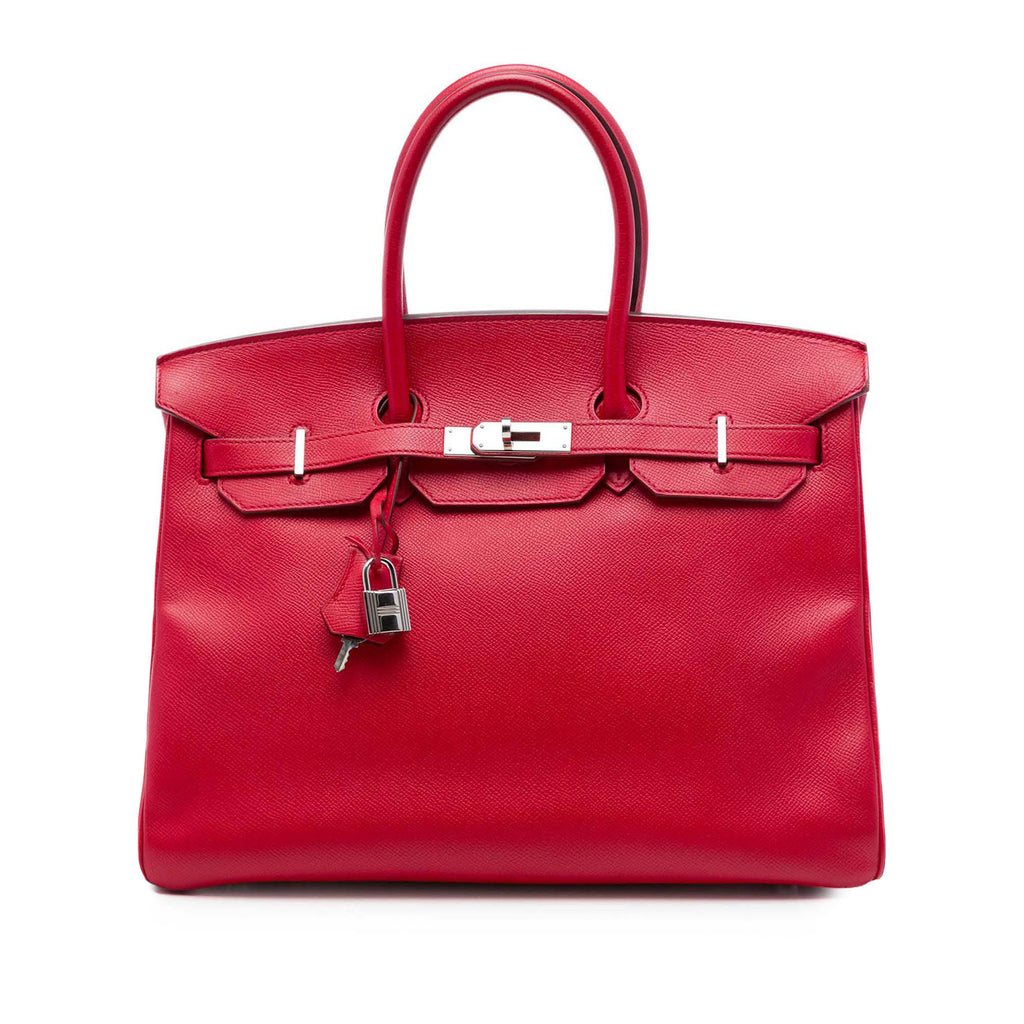 Hermès Epsom Birkin Retourne 35 - Rouge