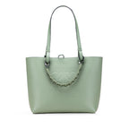 Sac Loewe Small Smooth Cuir de veau Anagram Cabas - Vert