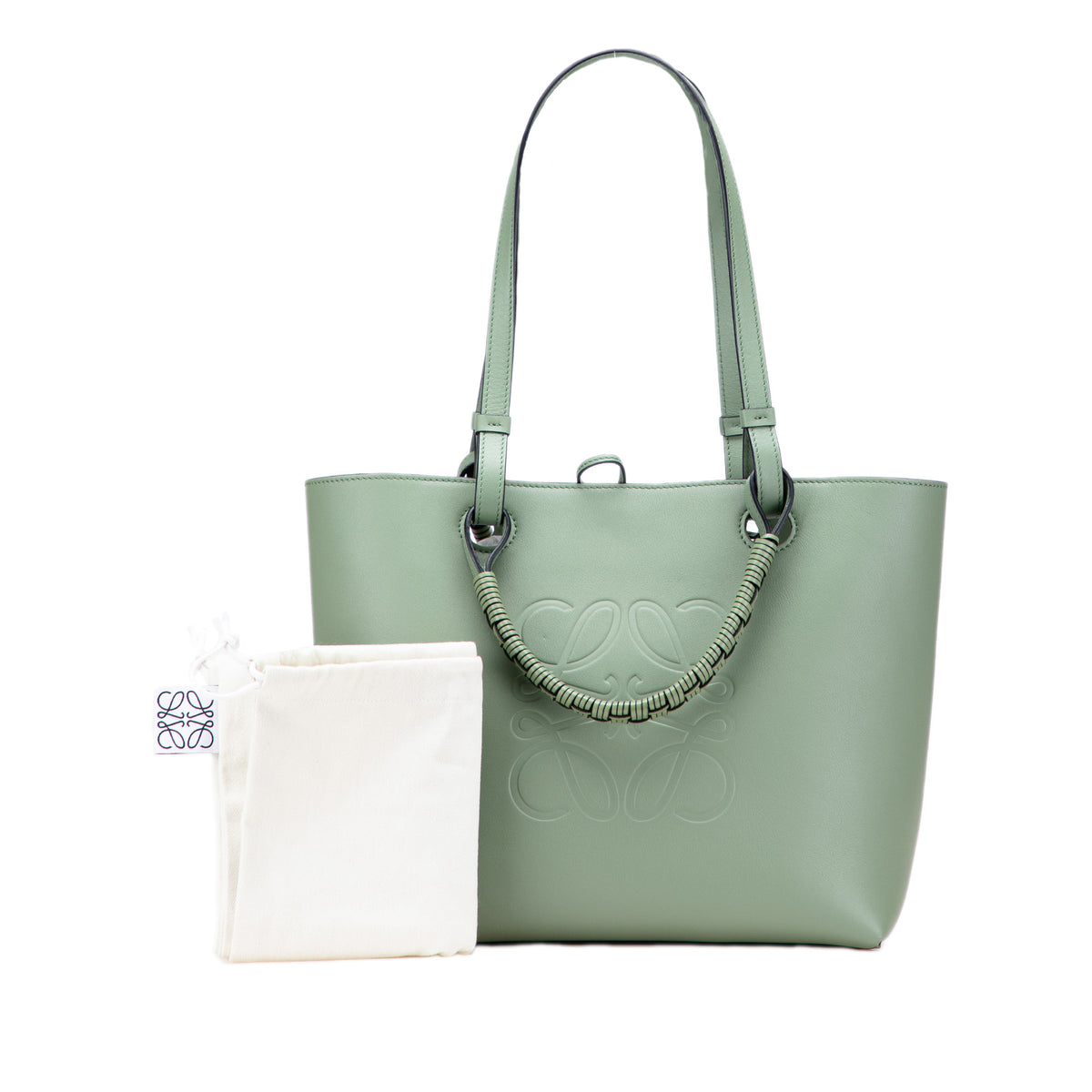 Sac Loewe Small Smooth Cuir de veau Anagram Cabas – photo 11