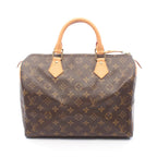 Sac Speedy 30 Vintage en toile monogram marron