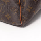 Sac Speedy 40 Vintage en toile monogram marron