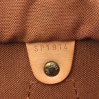 Sac Speedy 40 Vintage en toile monogram marron