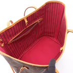 Sac Neverfull MM Vintage en toile monogramme marron