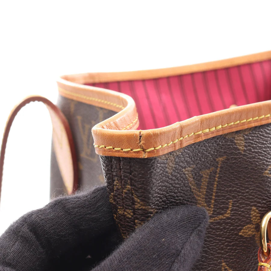 Sac Neverfull MM Vintage en toile monogramme marron