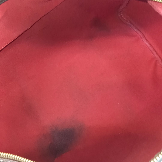 Sac Speedy 35 Vintage en toile damier marron