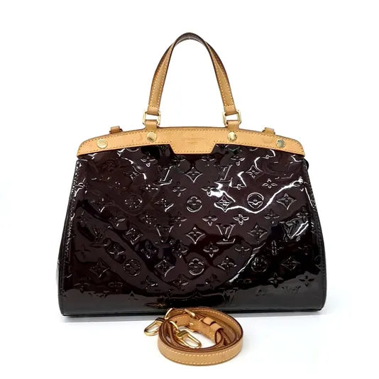 Sac Brea MM vernis amarante