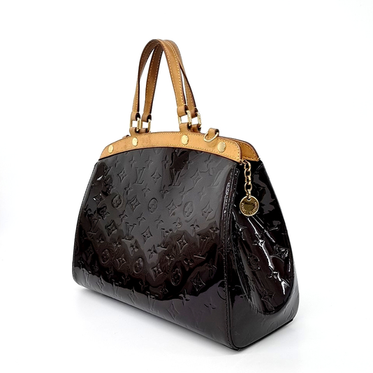 Sac Brea MM vernis amarante
