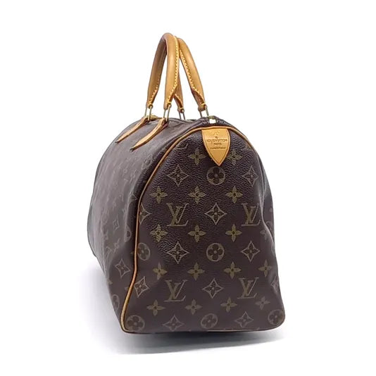 Sac Speedy 35 en toile monogram marron