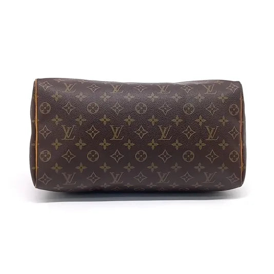 Sac Speedy 35 en toile monogram marron