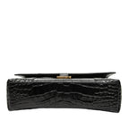 Sac Balenciaga Croc Embossed Cuir Downtown Bandoulière XS – photo 3