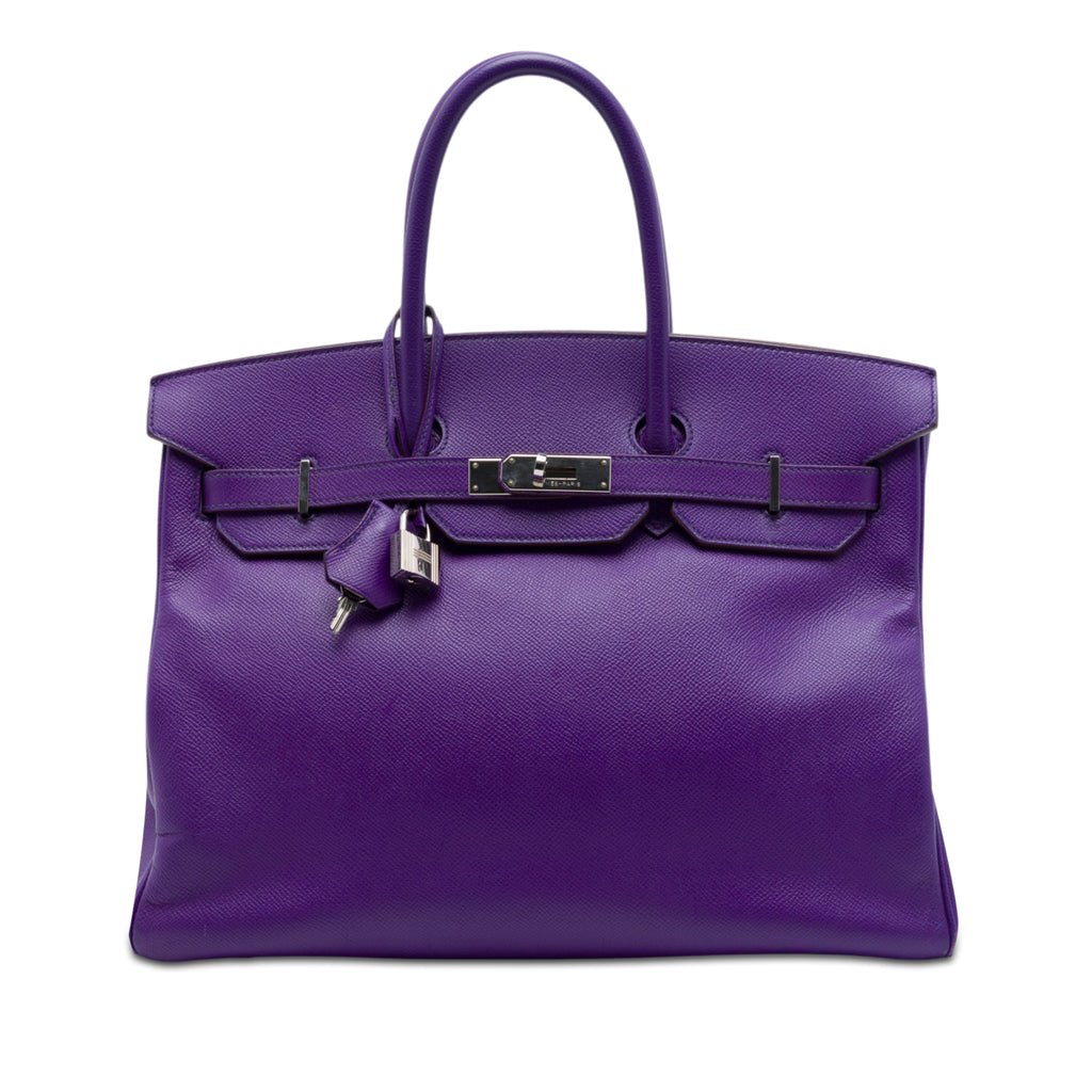 Hermès Epsom Birkin Retourne 35 - Violet