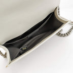Boy Medium Tasche aus weißem Leder