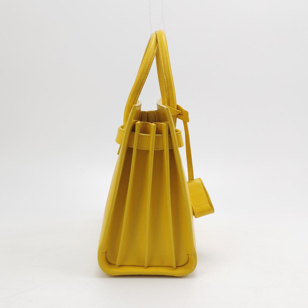Sac de Jour Small en cuir jaune