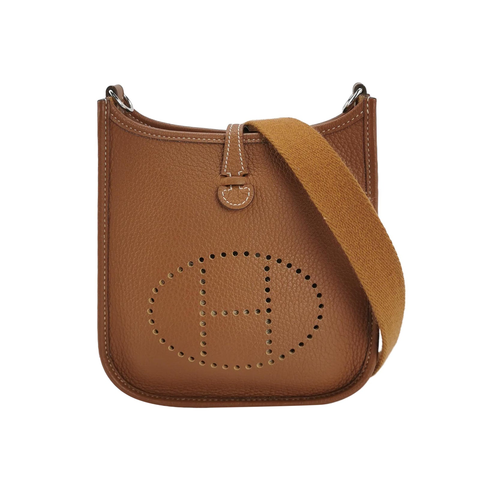 Evelyne 16 Tasche aus braunem Leder