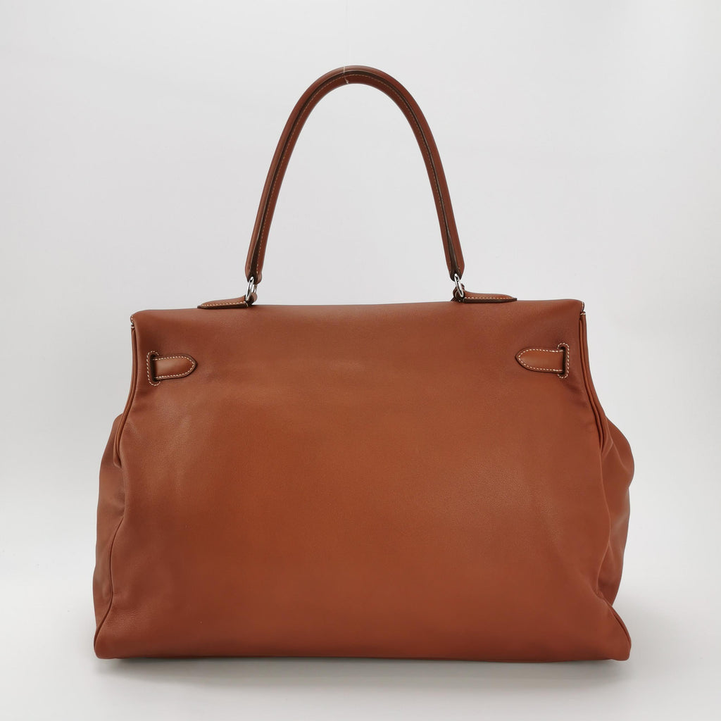 Kelly 50 Tasche aus braunem Leder