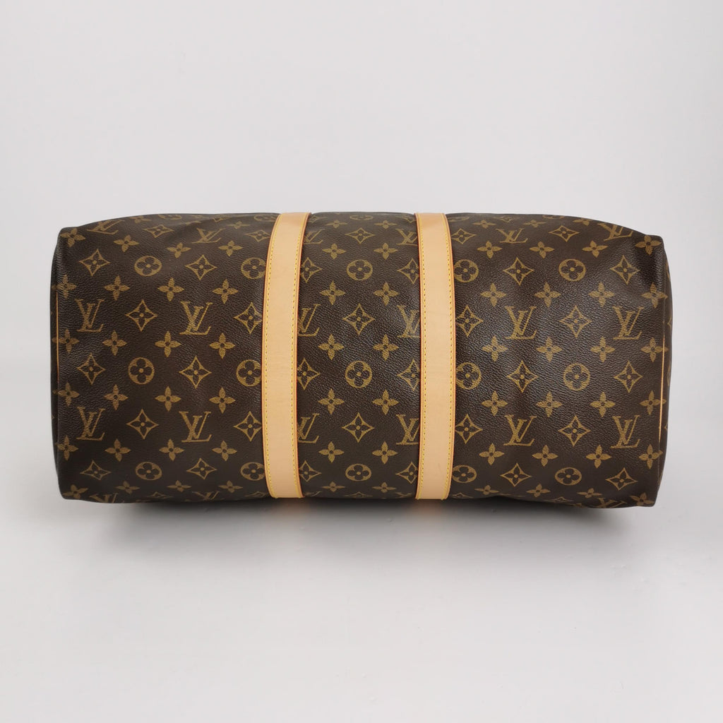 Vintage Keepall-Tasche aus braunem Monogramm-Canvas