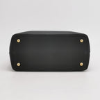 Piccola borsa da 2 giorni in pelle nera