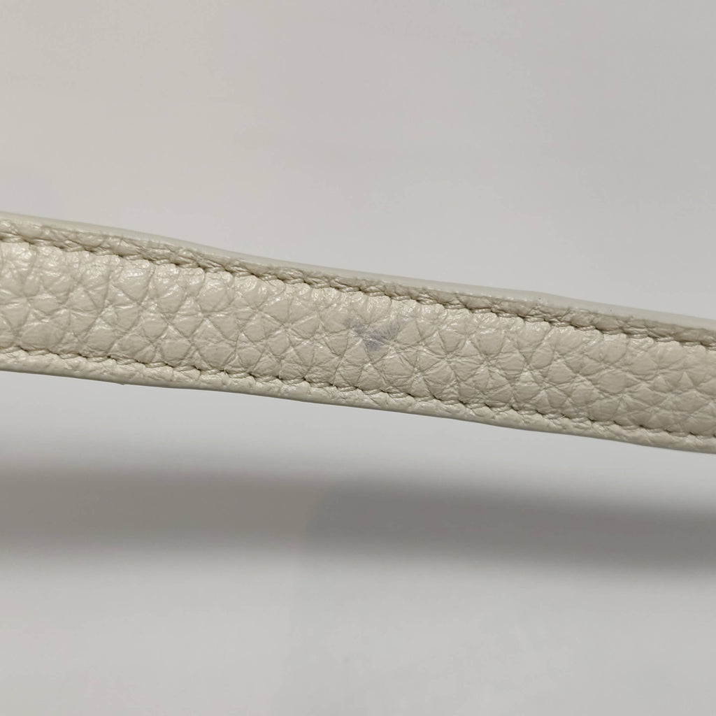 Sac de Jour Nano en cuir blanc