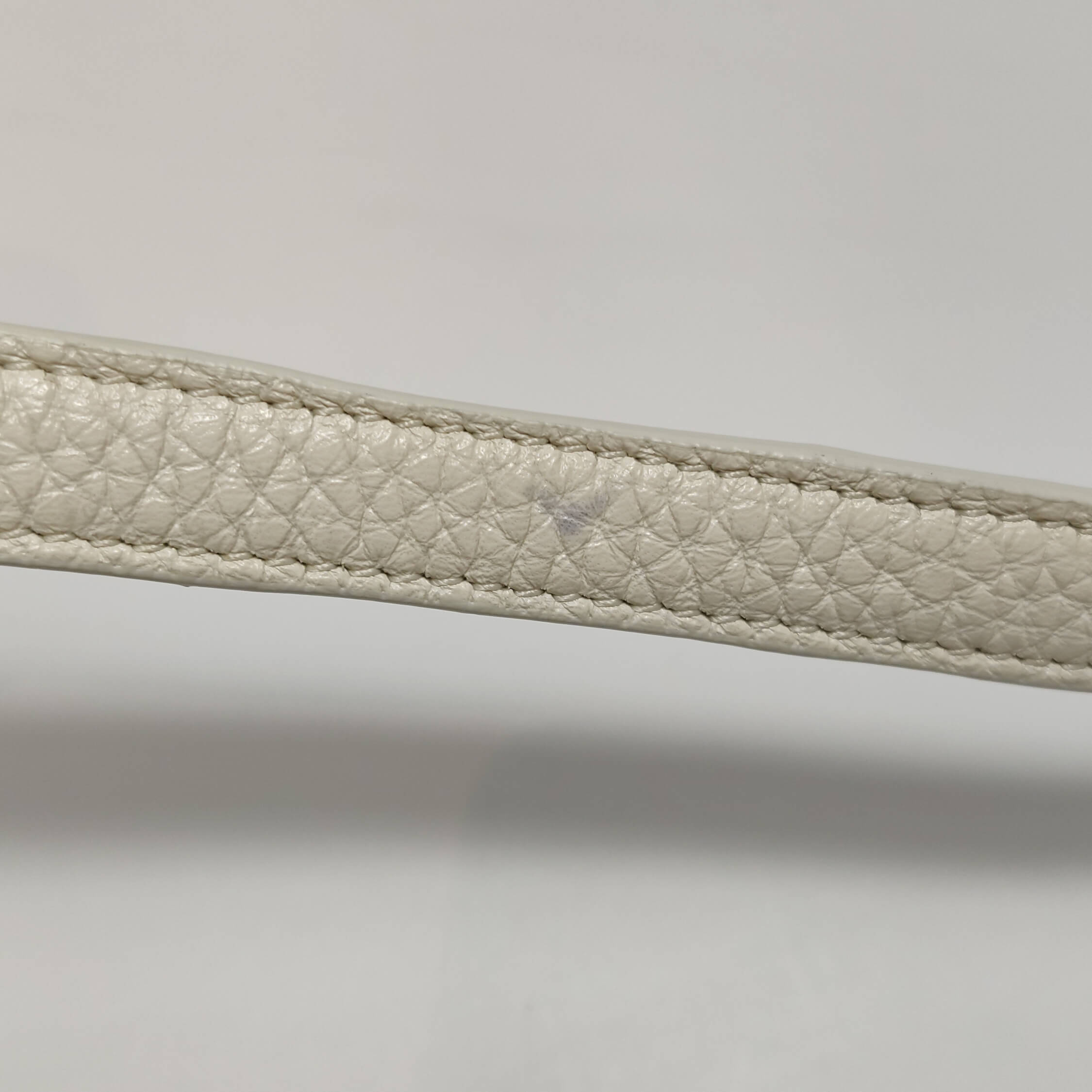 Sac de Jour Nano en cuir blanc