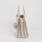 Sac de Jour Nano en cuir blanc