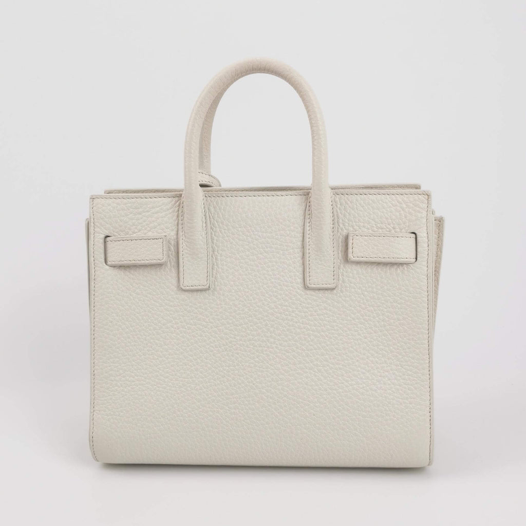 Sac de Jour Nano en cuir blanc