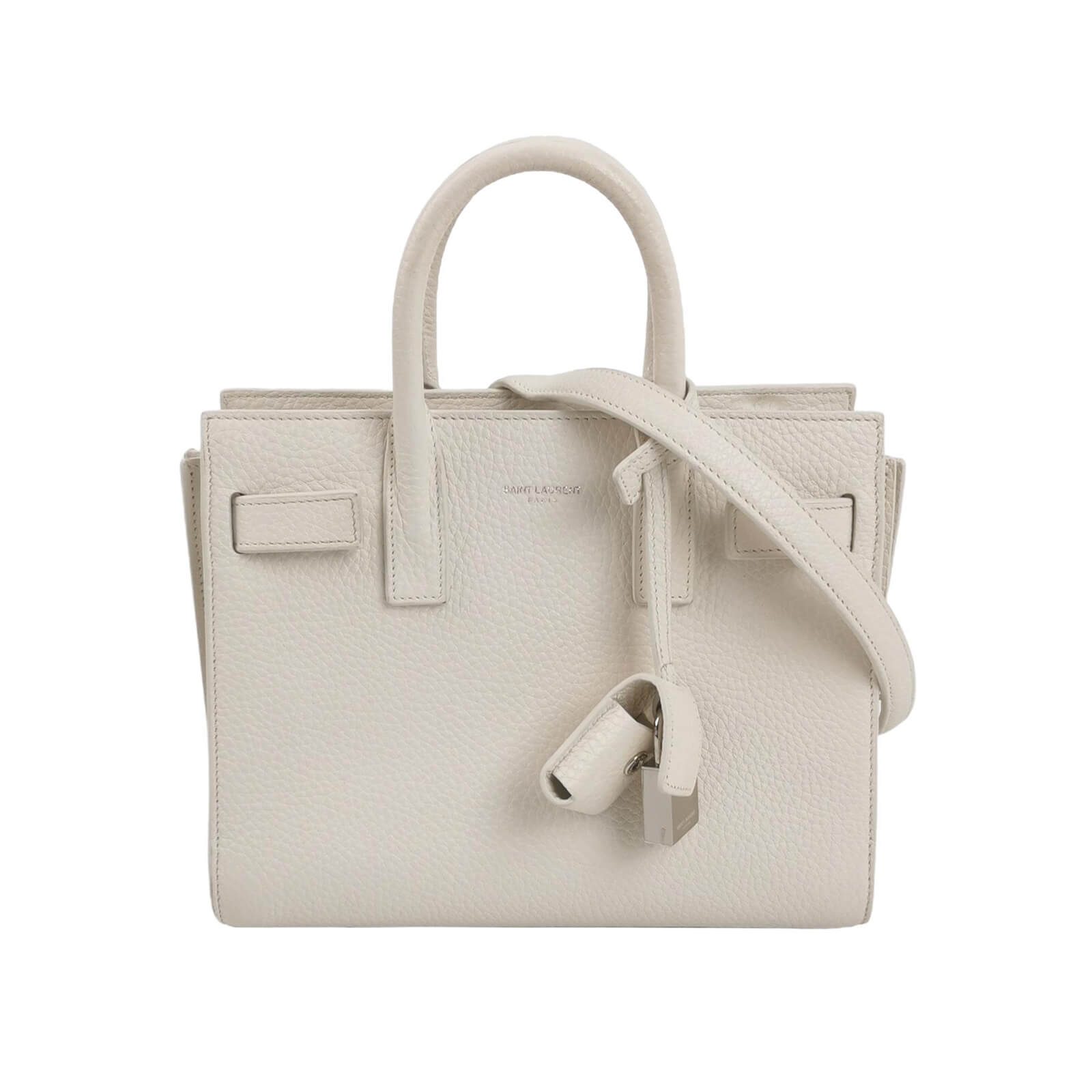 Sac de Jour Nano en cuir blanc