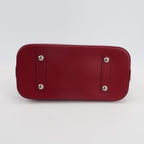 Sac Alma PM vintage en cuir épi bordeaux