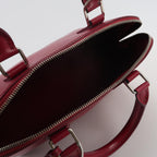 Sac Alma PM vintage en cuir épi bordeaux