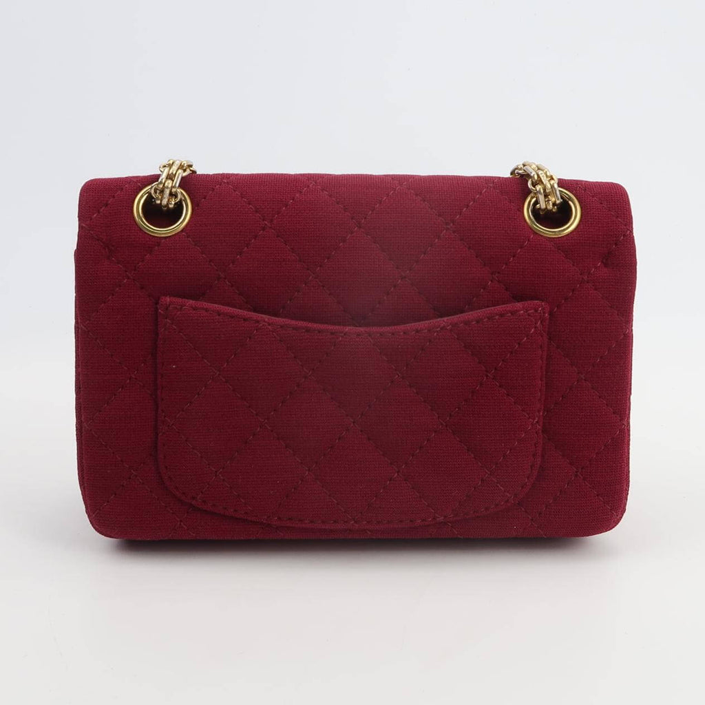 Borsa 2.55 Media in toile rossa