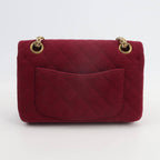 Borsa 2.55 Media in toile rossa