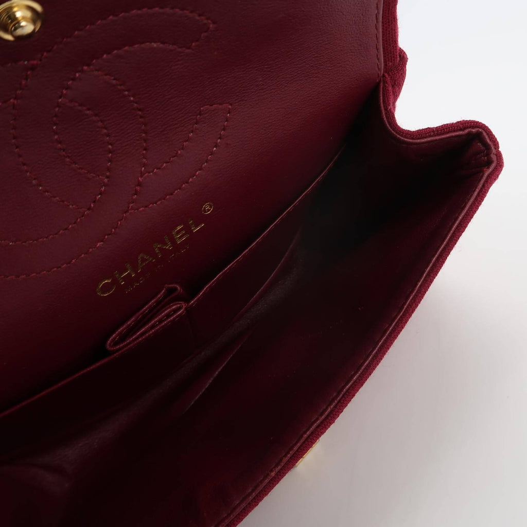 Borsa 2.55 Media in toile rossa