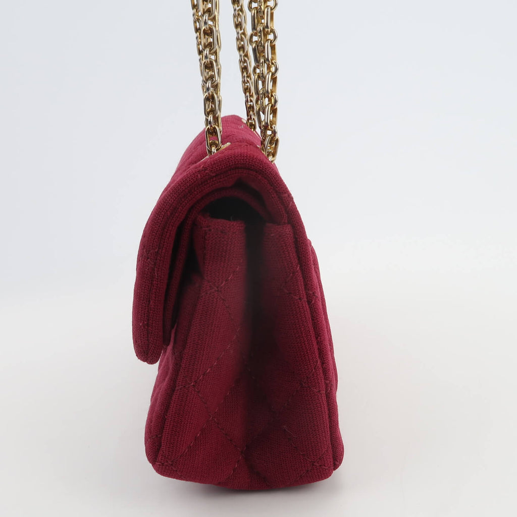 Borsa 2.55 Media in toile rossa
