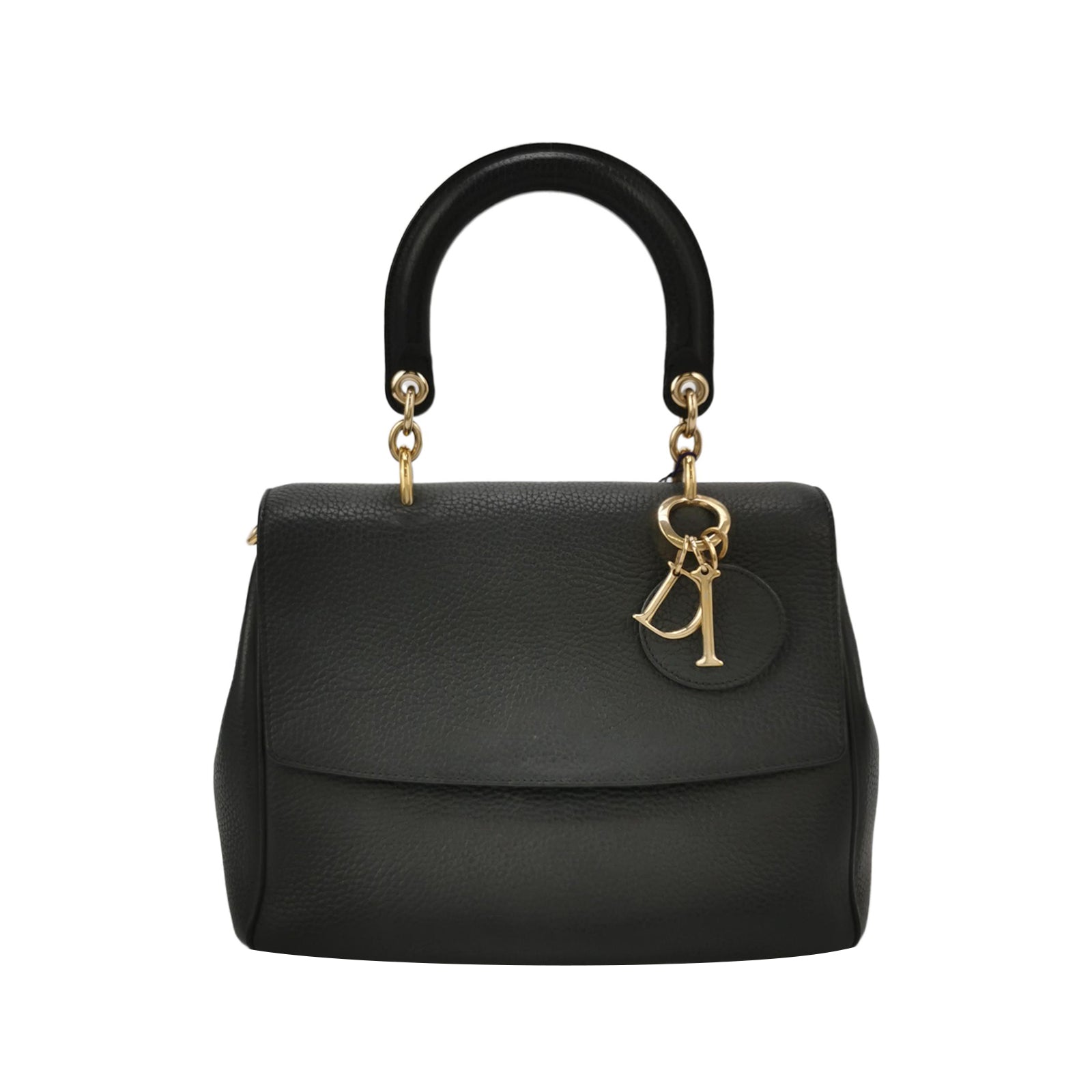 Sac Be Dior en cuir noir