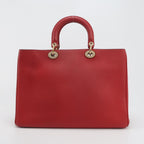 Sac Diorissimo en cuir rouge