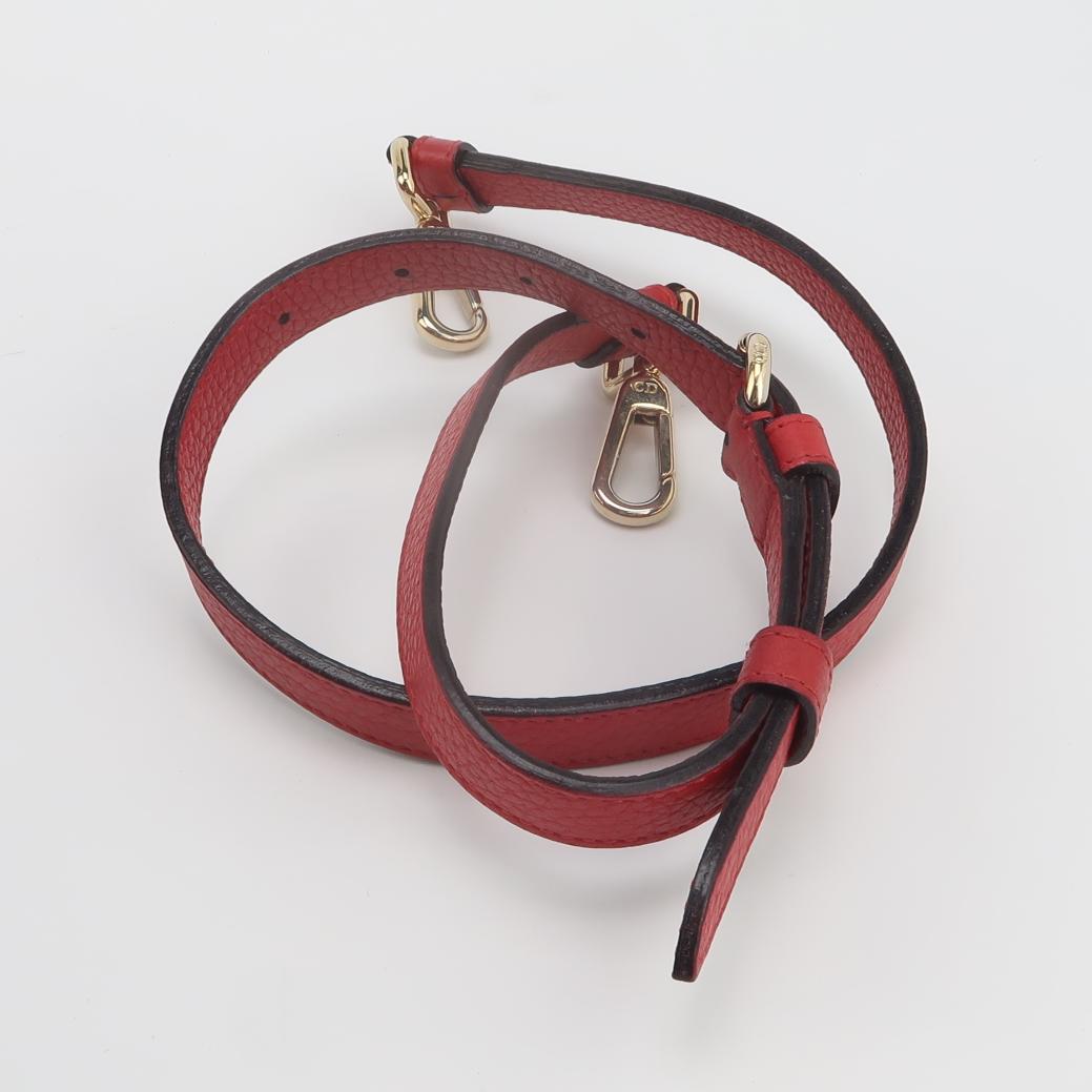 Sac Diorissimo en cuir rouge