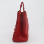 Sac Diorissimo en cuir rouge