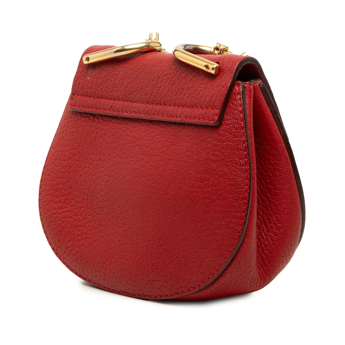 Sac Chloé Nano Grained Cuir d’agneau Drew Bandoulière – photo 2