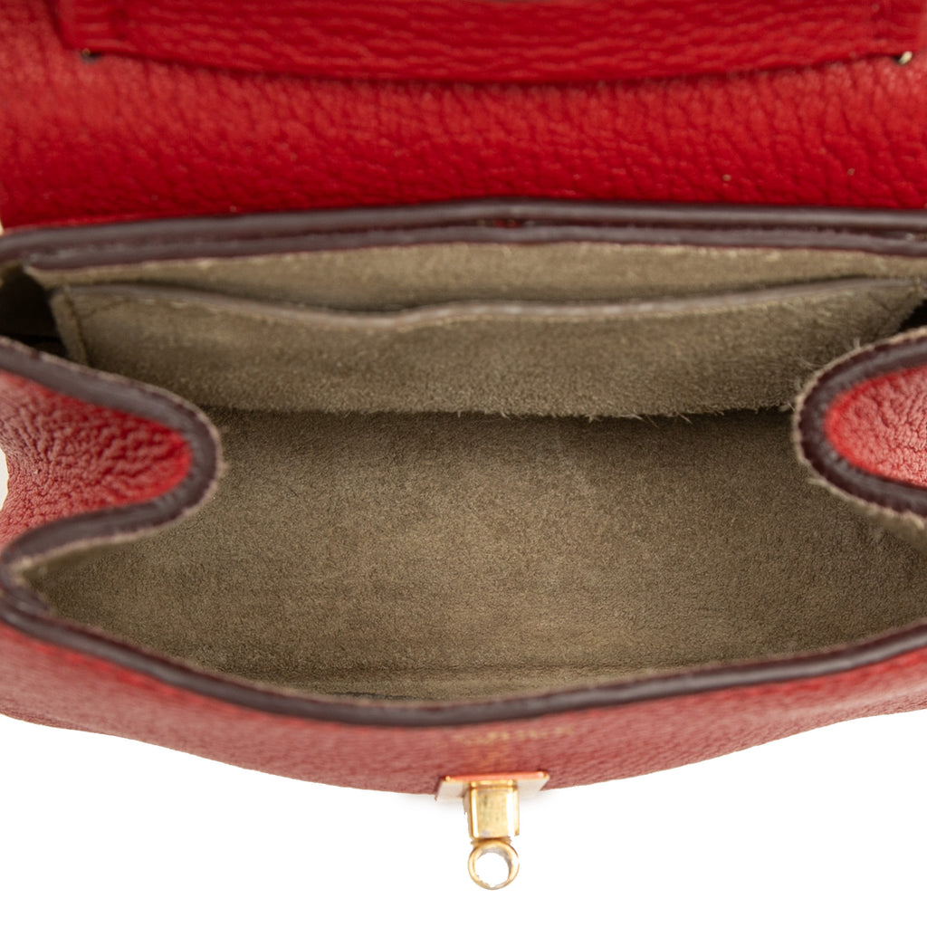 Sac Chloé Nano Grained Cuir d’agneau Drew Bandoulière – photo 4