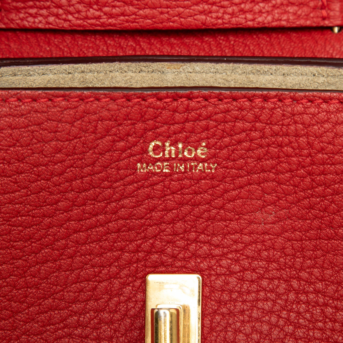 Sac Chloé Nano Grained Cuir d’agneau Drew Bandoulière – photo 5