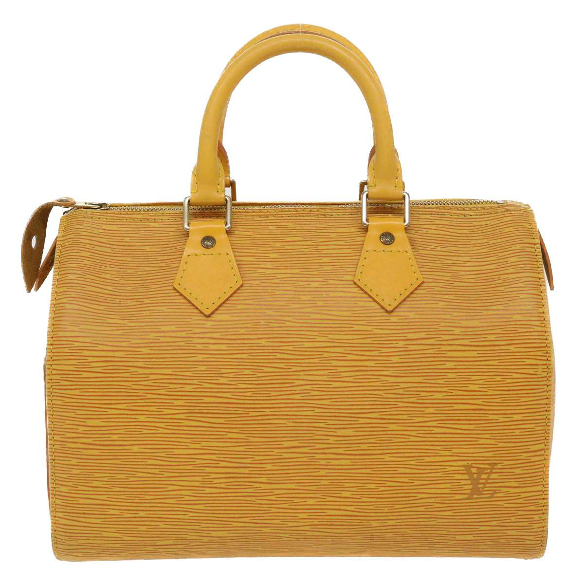 Sac Speedy 25 Vintage en cuir épi jaune