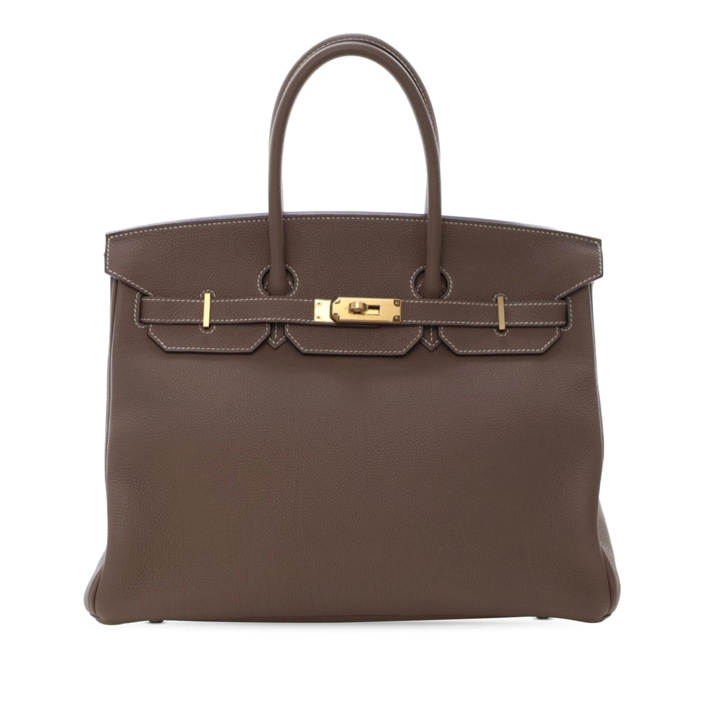 Hermès Togo Birkin Retourne 35 - Marron