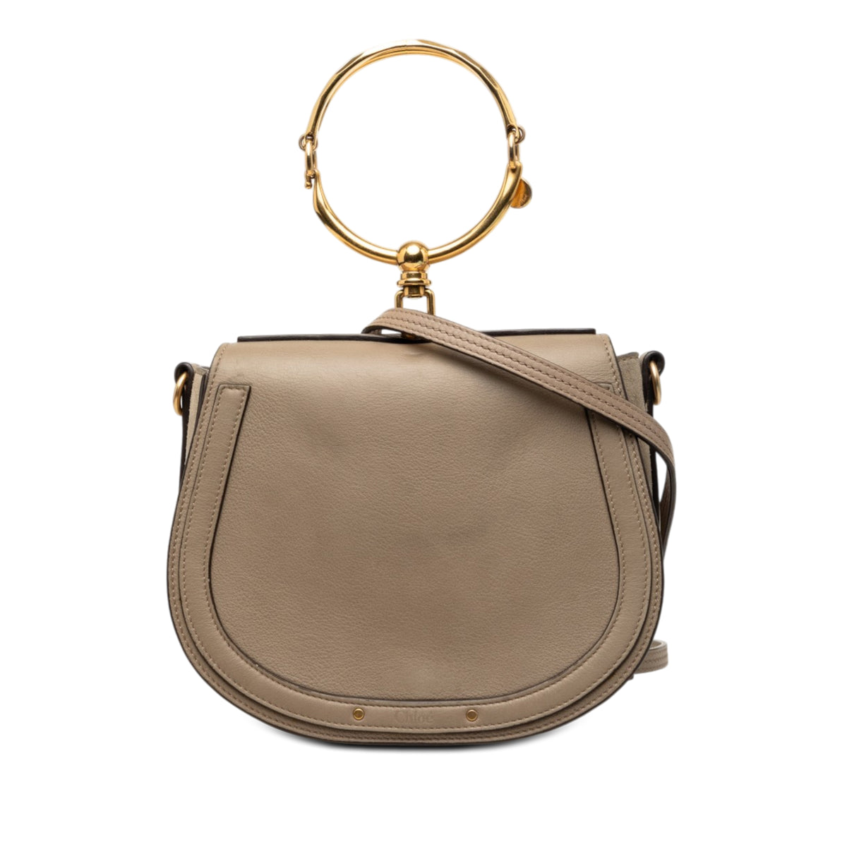 Sac Chloé Medium Cuir Nile Bracelet Sac à main - Marron