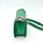 Sac à main en cuir Boy Vert