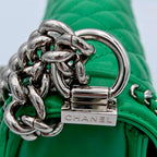 Sac à main en cuir Boy Vert