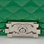 Sac à main en cuir Boy Vert