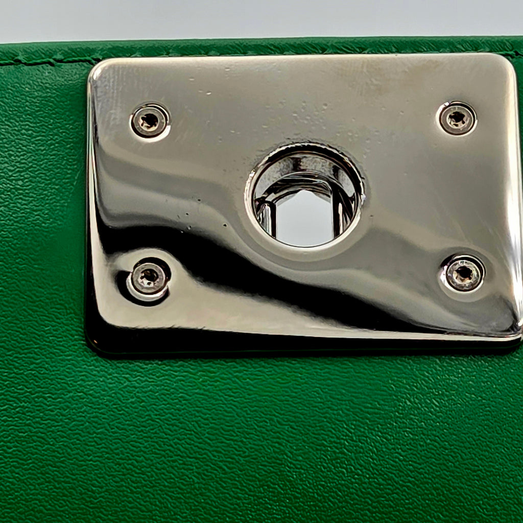 Sac à main en cuir Boy Vert