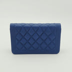 Sac Boy WOC en cuir Caviar Bleu