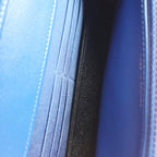 Sac Boy WOC en cuir Caviar Bleu